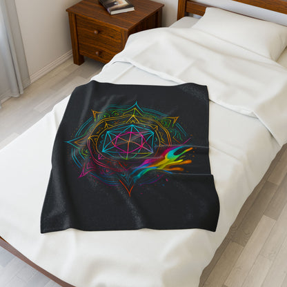 sacred geometry vibrant splash - Cozy Bohemian Decor