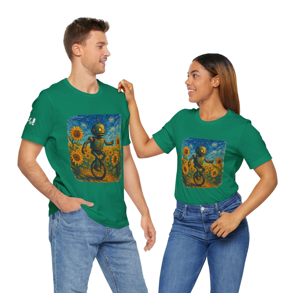 Robot Unicycle Tee
