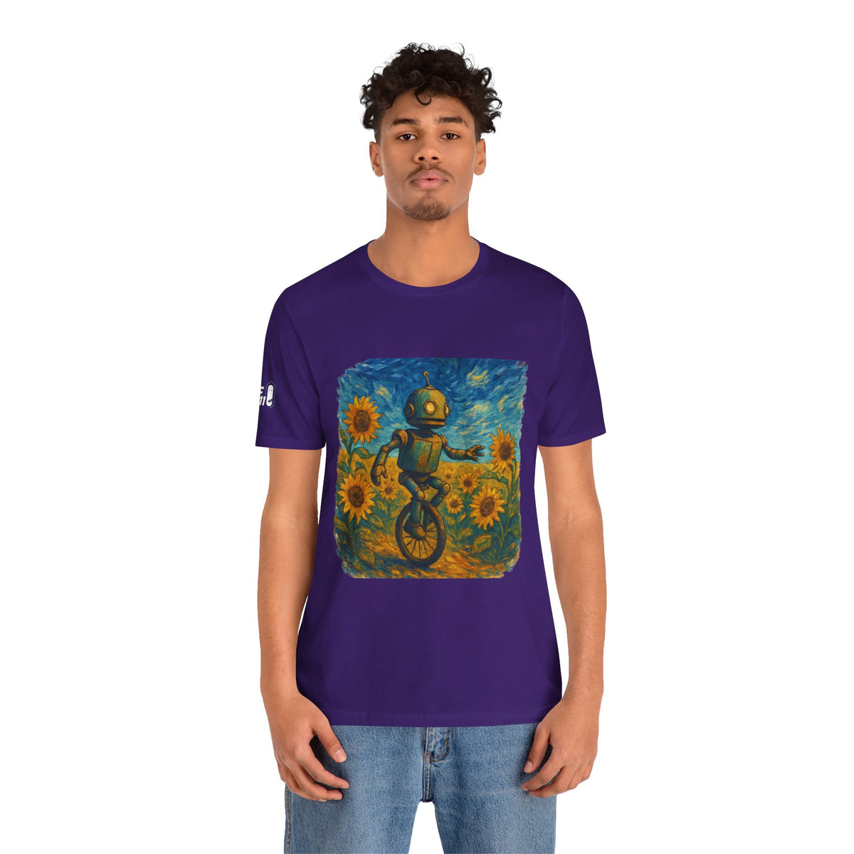 Robot Unicycle Tee