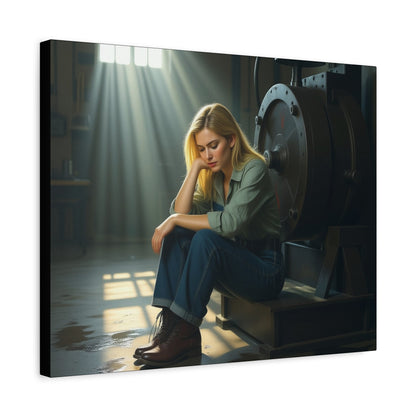 take a break motivation canvas picture