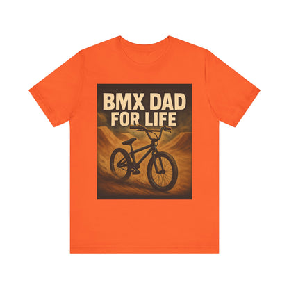 BMX Dad T-Shirt, Unisex Jersey Short Sleeve Tee, Gift for Cycling Enthusiasts, Father's Day, Dad Gear, Casual Wear