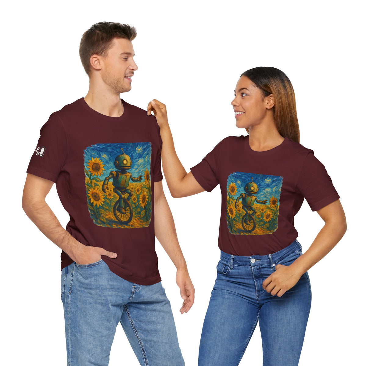 Robot Unicycle Tee