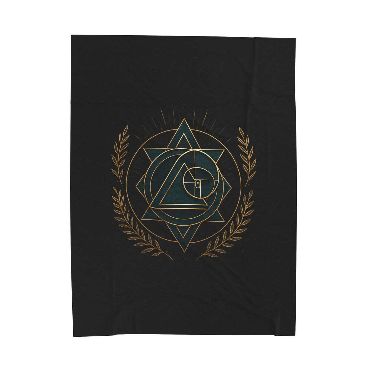 Gothic Velvet Plush Blanket - Cozy Décor for Gaming Lovers