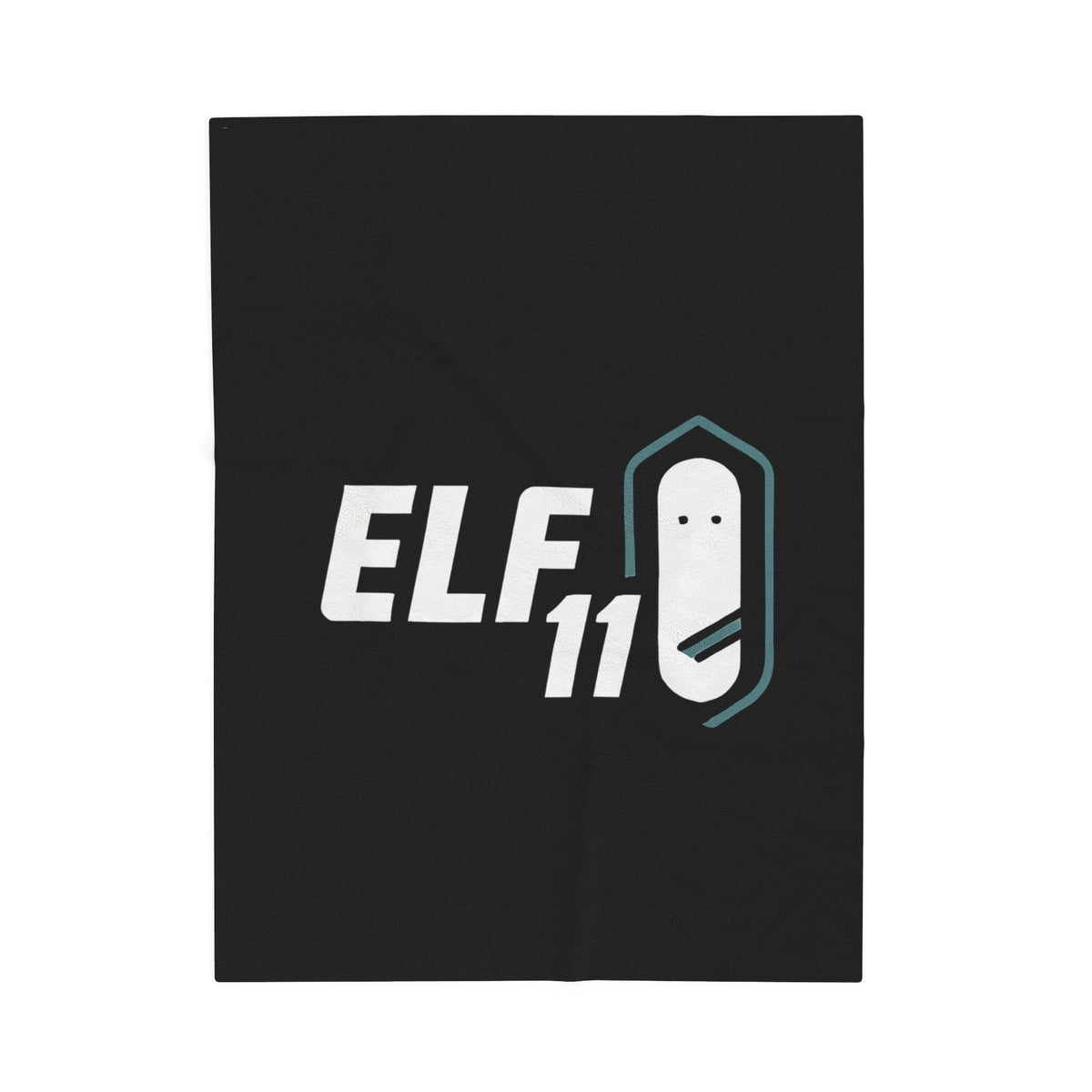 Cozy Velveteen Plush Blanket for Holiday Comfort - 'Elf 11' Design