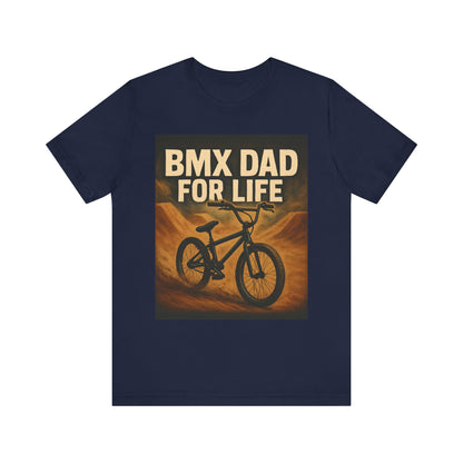 BMX Dad T-Shirt, Unisex Jersey Short Sleeve Tee, Gift for Cycling Enthusiasts, Father's Day, Dad Gear, Casual Wear