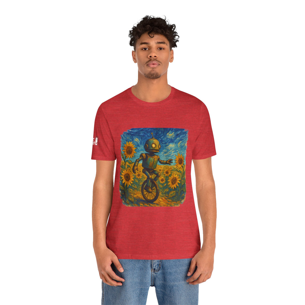 Robot Unicycle Tee