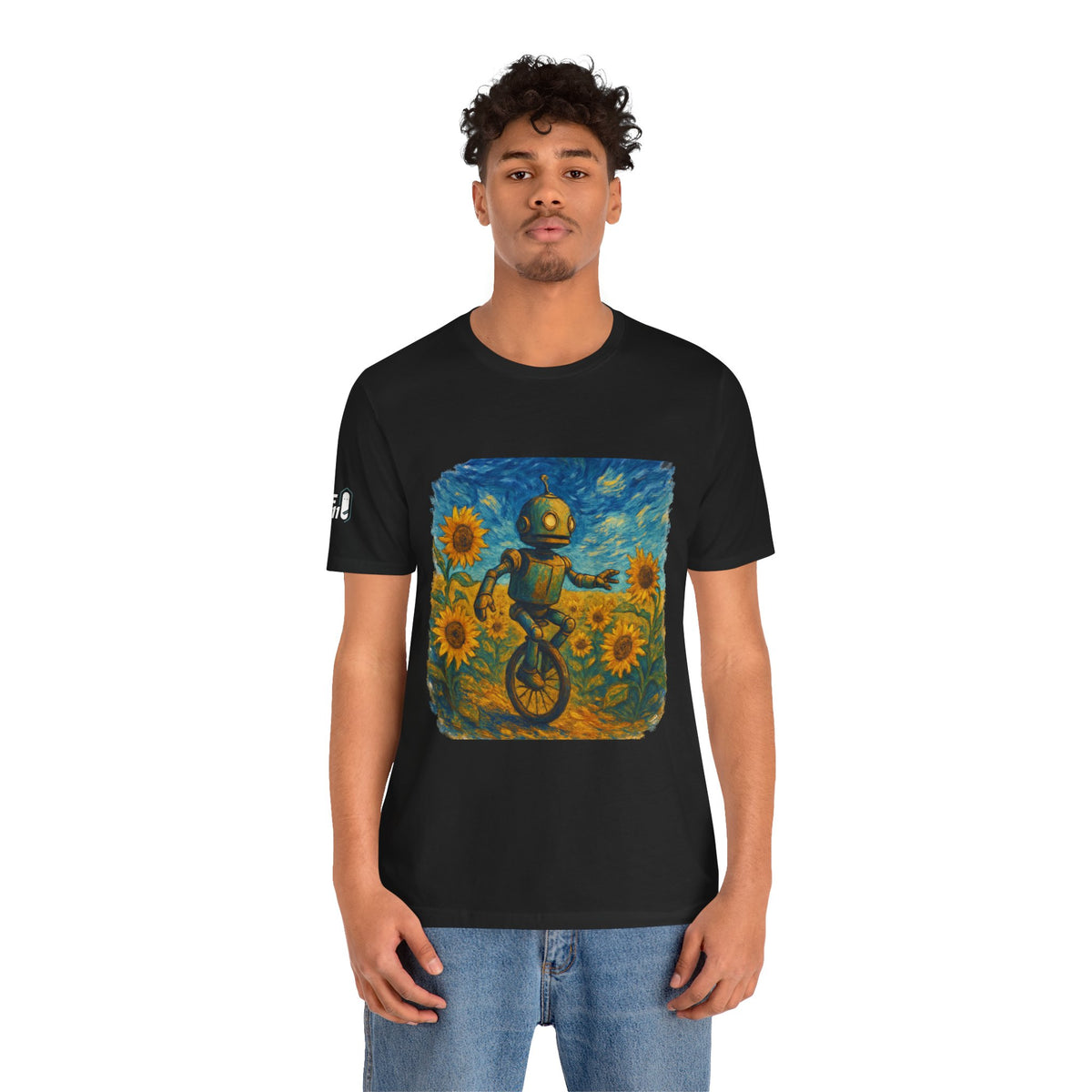 Robot Unicycle Tee