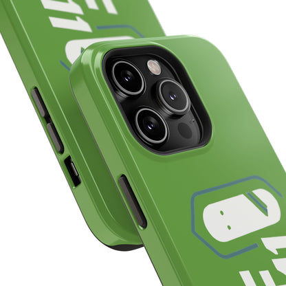 ELF11 Green Impact-Resistant Phone Case — Rugged Shockproof Protective Cover