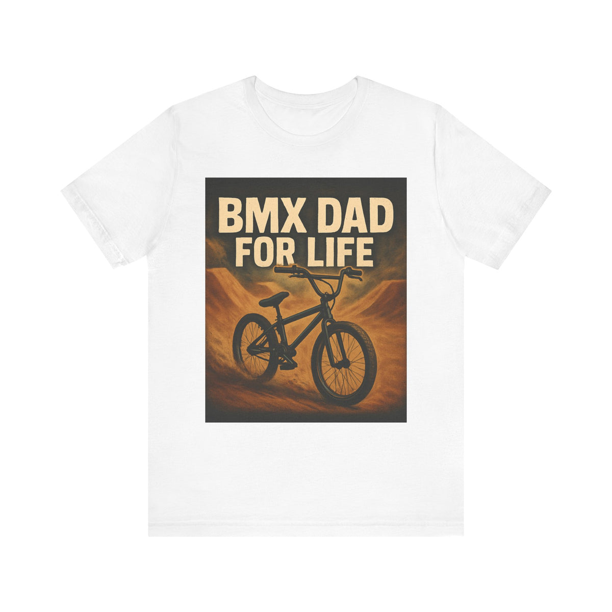 BMX Dad T-Shirt, Unisex Jersey Short Sleeve Tee, Gift for Cycling Enthusiasts, Father's Day, Dad Gear, Casual Wear