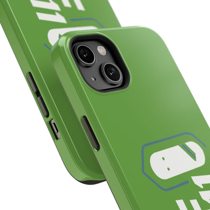 ELF11 Green Impact-Resistant Phone Case — Rugged Shockproof Protective Cover