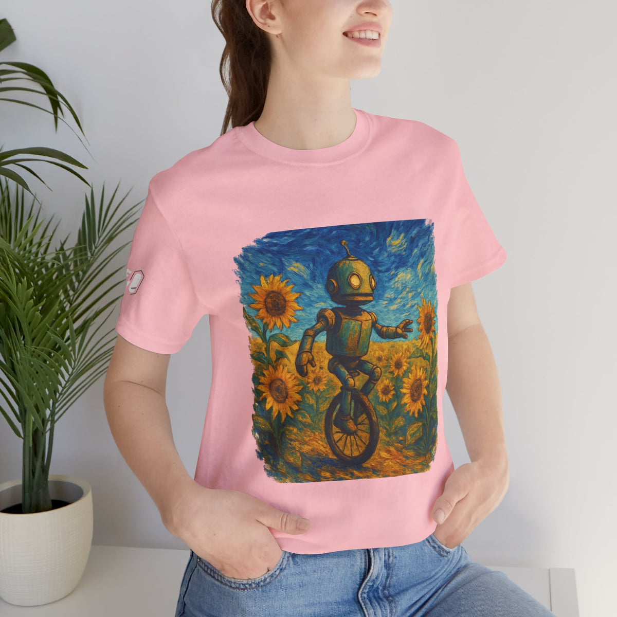 Robot Unicycle Tee