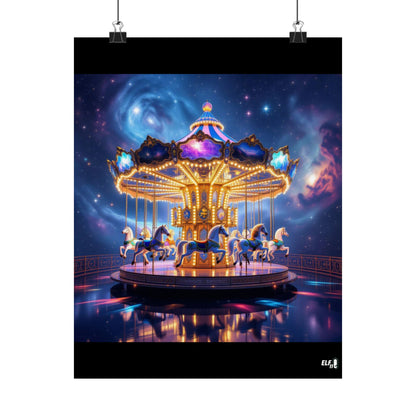 In the heavens we play , majestic carousel poster