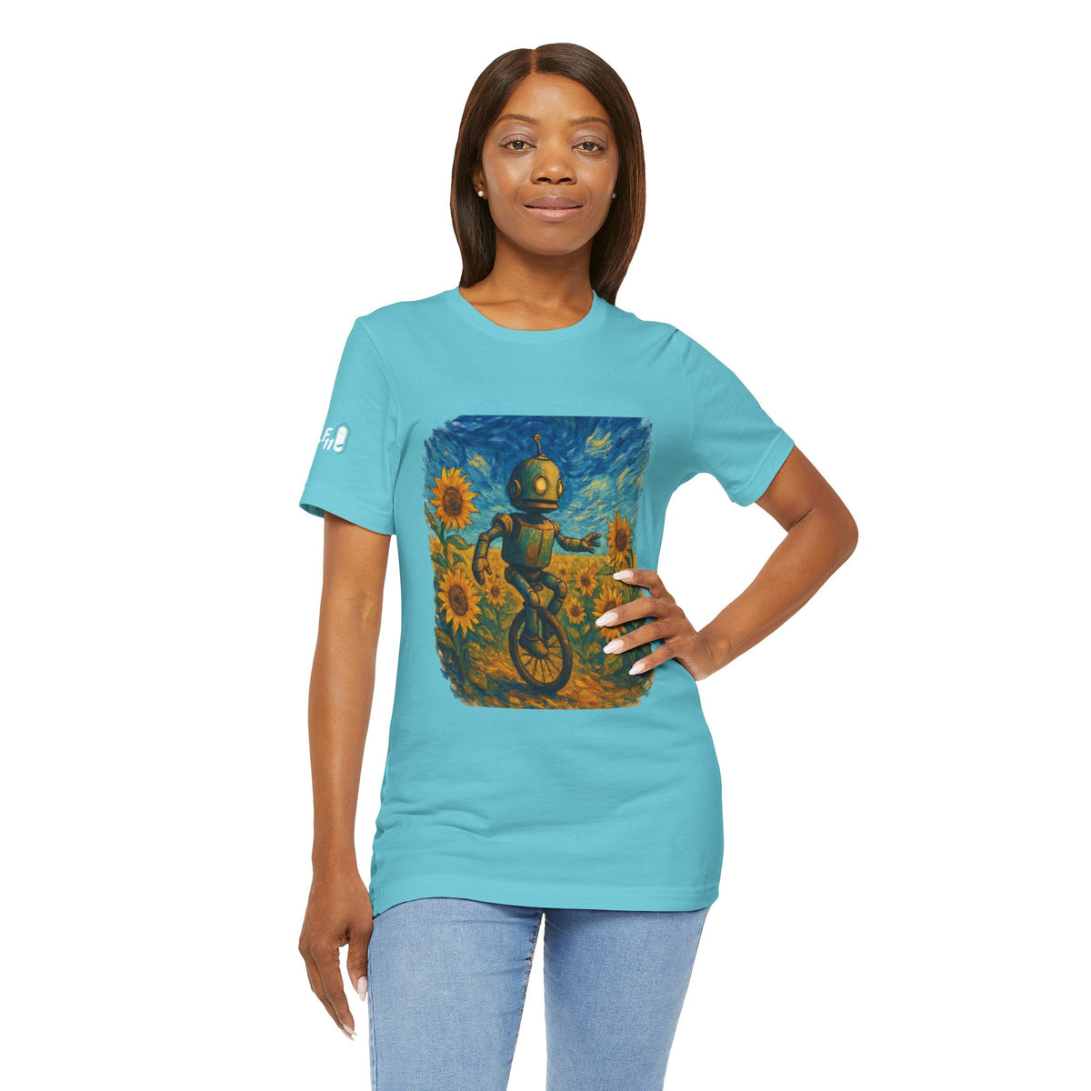Robot Unicycle Tee