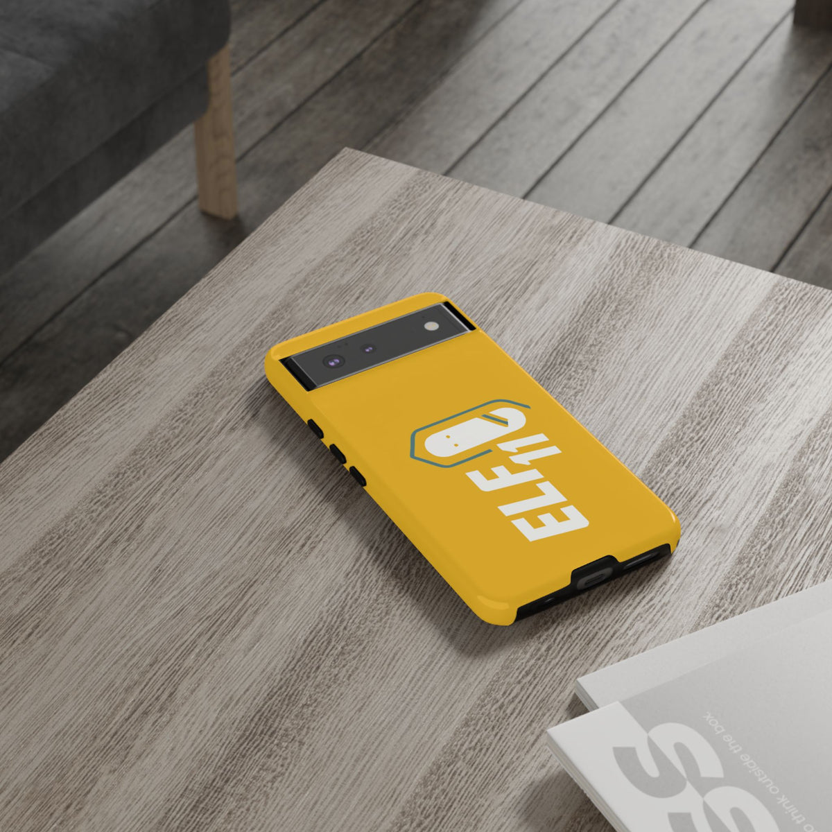 Yellow 'ELF11' Phone Case — Protective Slim Shockproof Cover