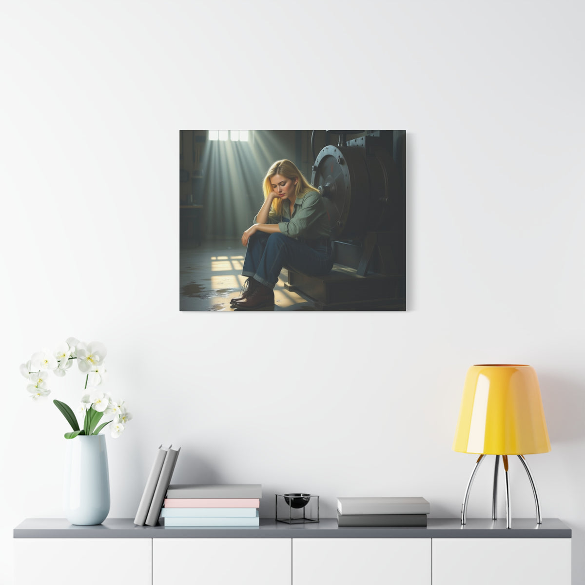 take a break motivation canvas picture