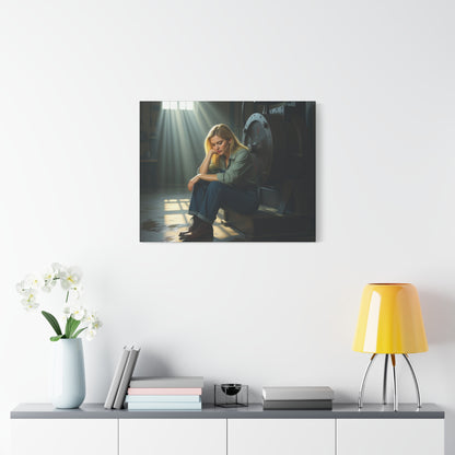 take a break motivation canvas picture