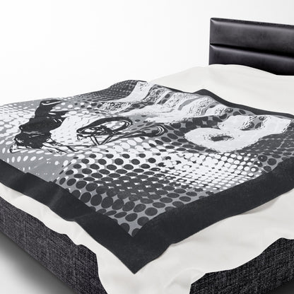 BMX Adventure Velveteen Plush Blanket