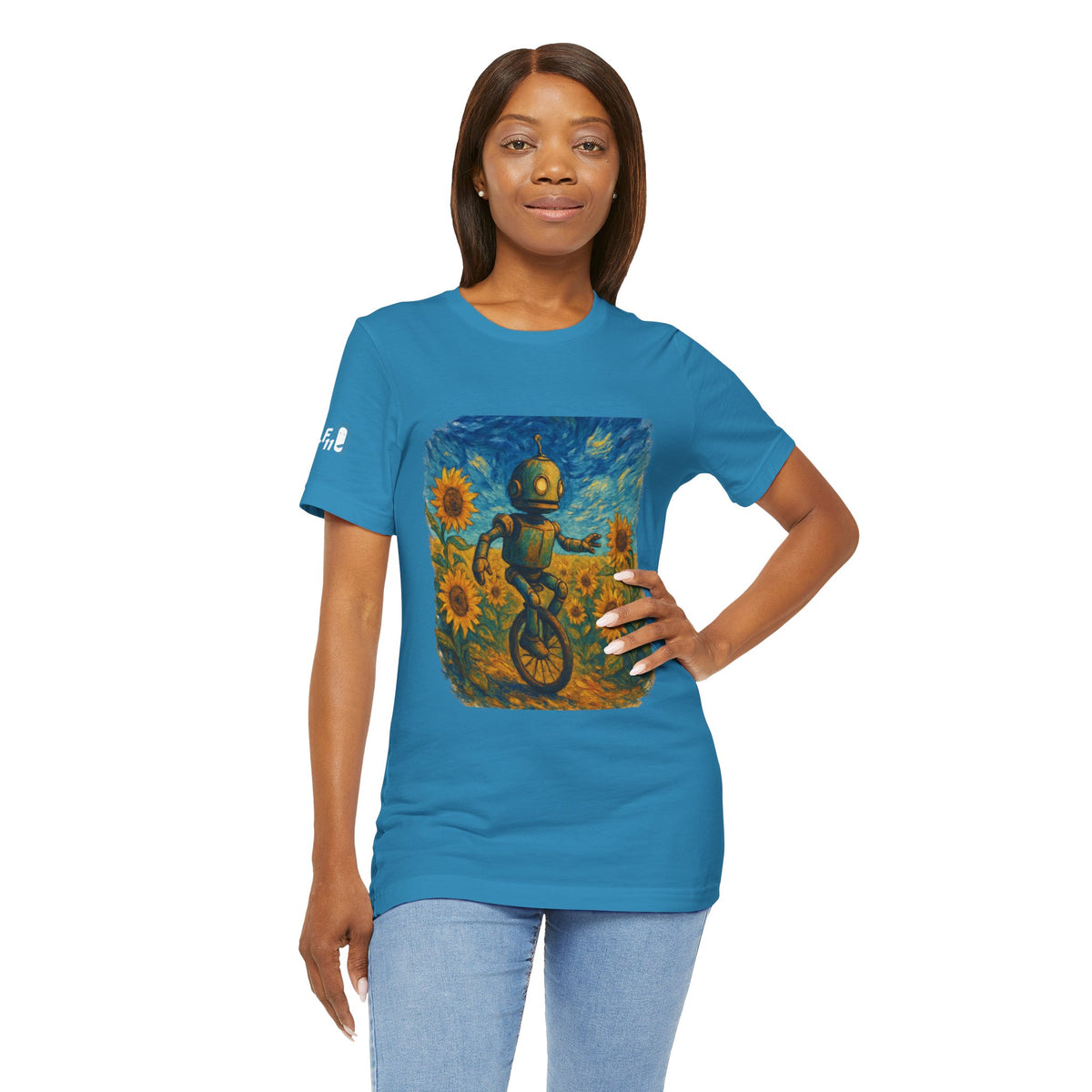Robot Unicycle Tee