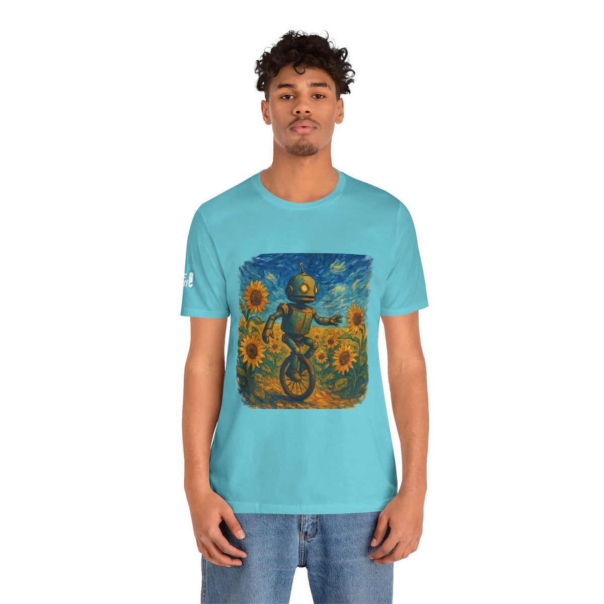 Robot Unicycle Tee