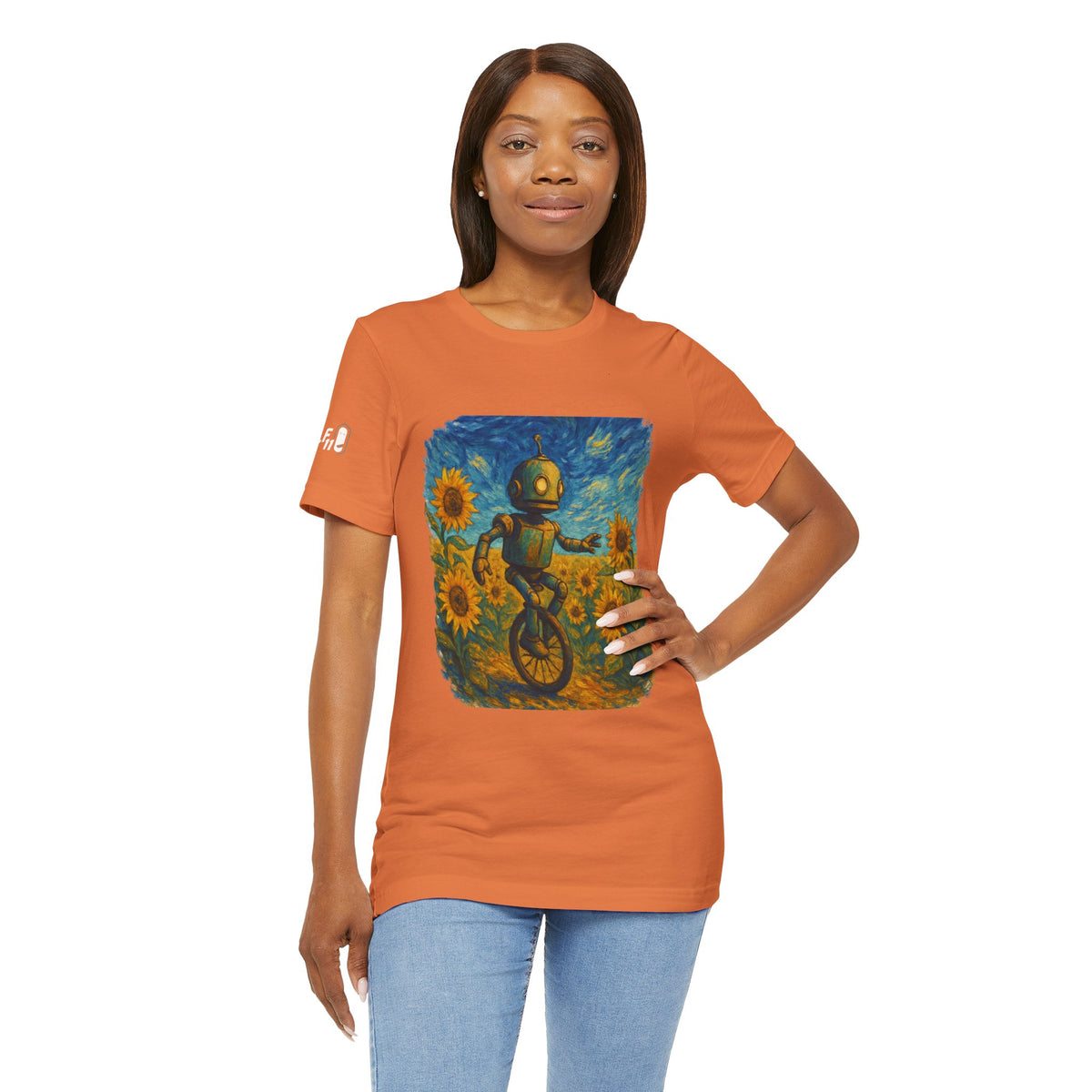 Robot Unicycle Tee