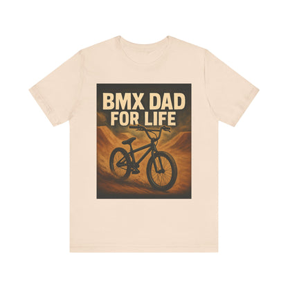 BMX Dad T-Shirt, Unisex Jersey Short Sleeve Tee, Gift for Cycling Enthusiasts, Father's Day, Dad Gear, Casual Wear
