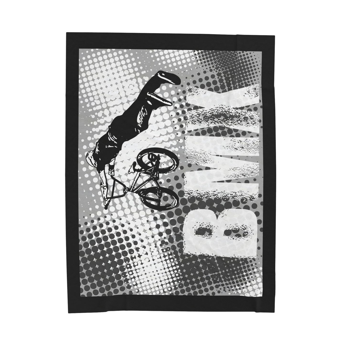 BMX Adventure Velveteen Plush Blanket