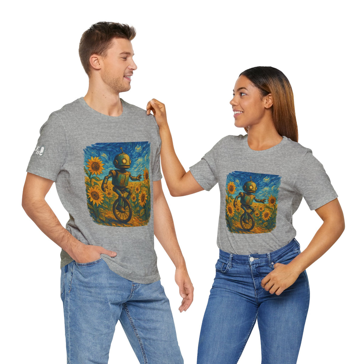Robot Unicycle Tee