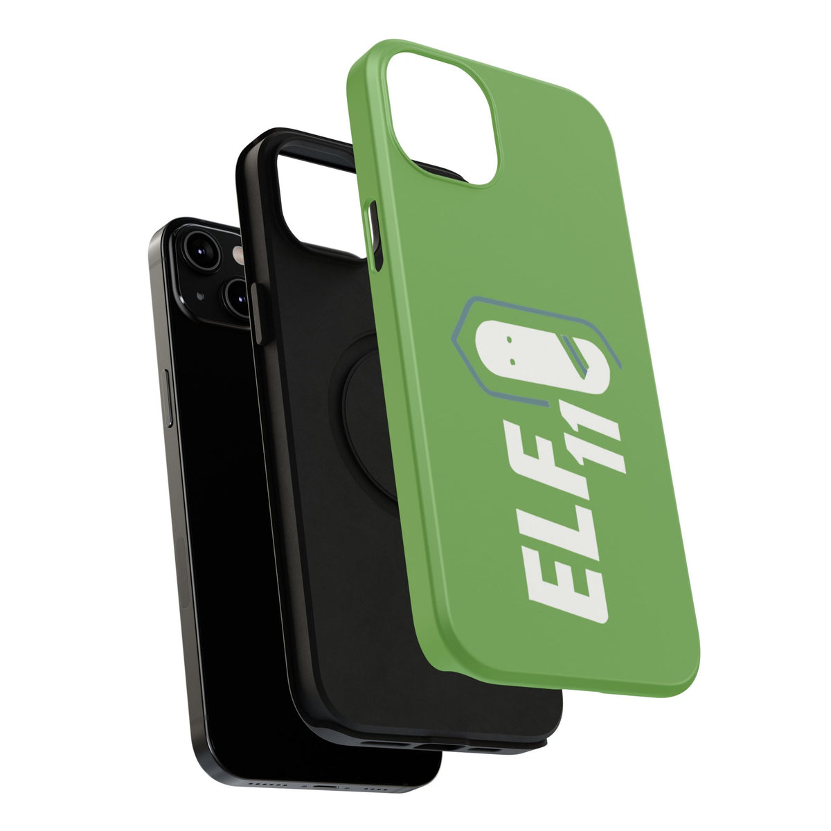 ELF11 Green Impact-Resistant Phone Case — Rugged Shockproof Protective Cover
