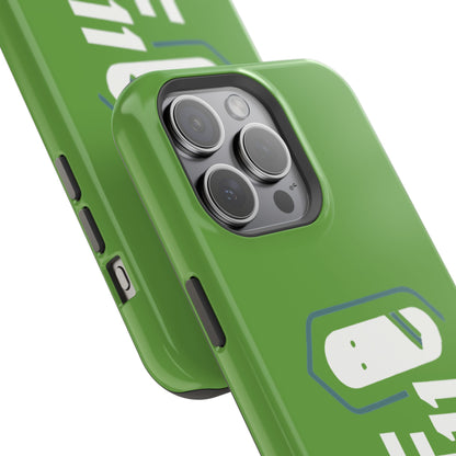 ELF11 Green Impact-Resistant Phone Case — Rugged Shockproof Protective Cover