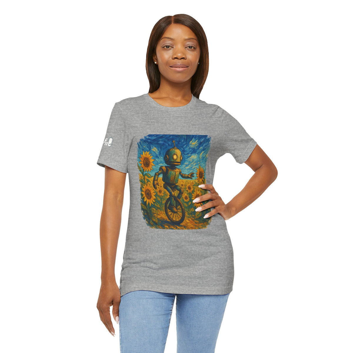 Robot Unicycle Tee