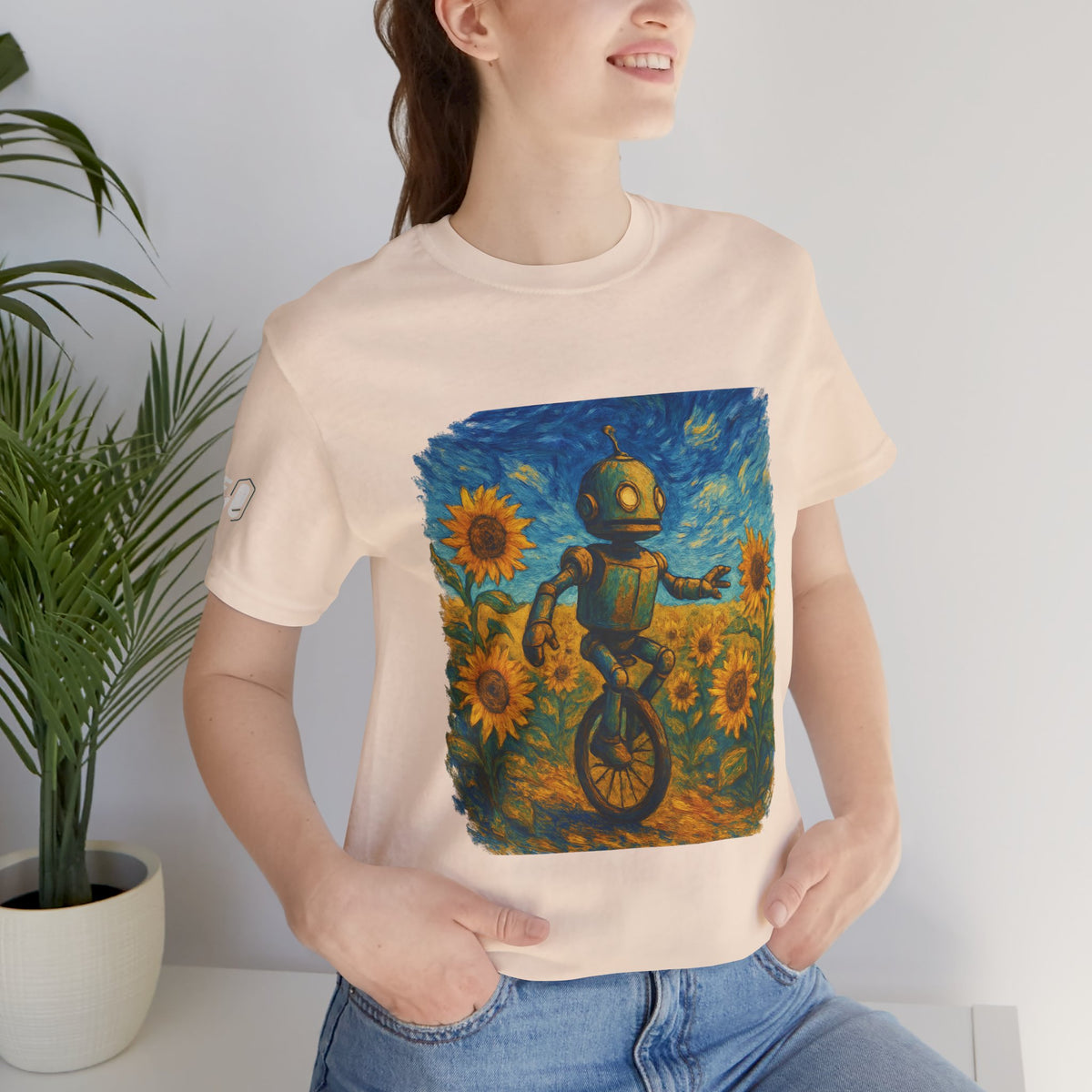 Robot Unicycle Tee