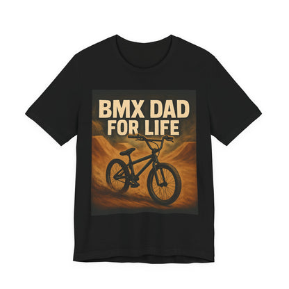 BMX Dad T-Shirt, Unisex Jersey Short Sleeve Tee, Gift for Cycling Enthusiasts, Father's Day, Dad Gear, Casual Wear