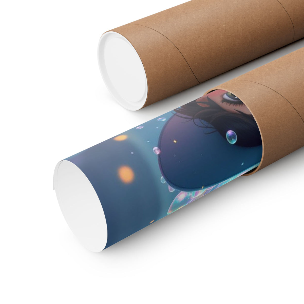 bubble city simplicity , imagination poster