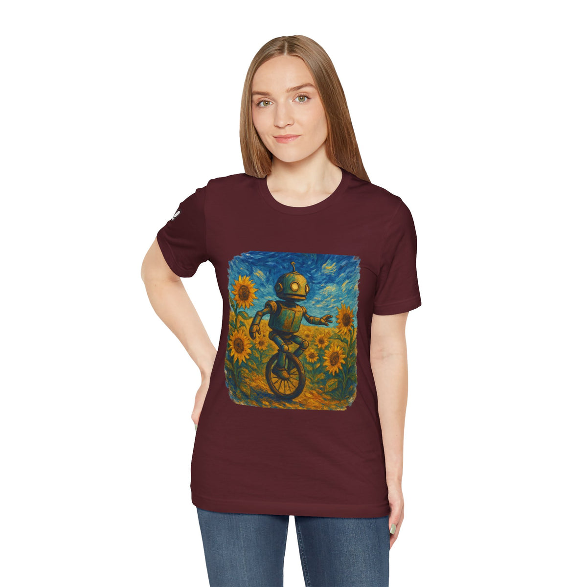 Robot Unicycle Tee