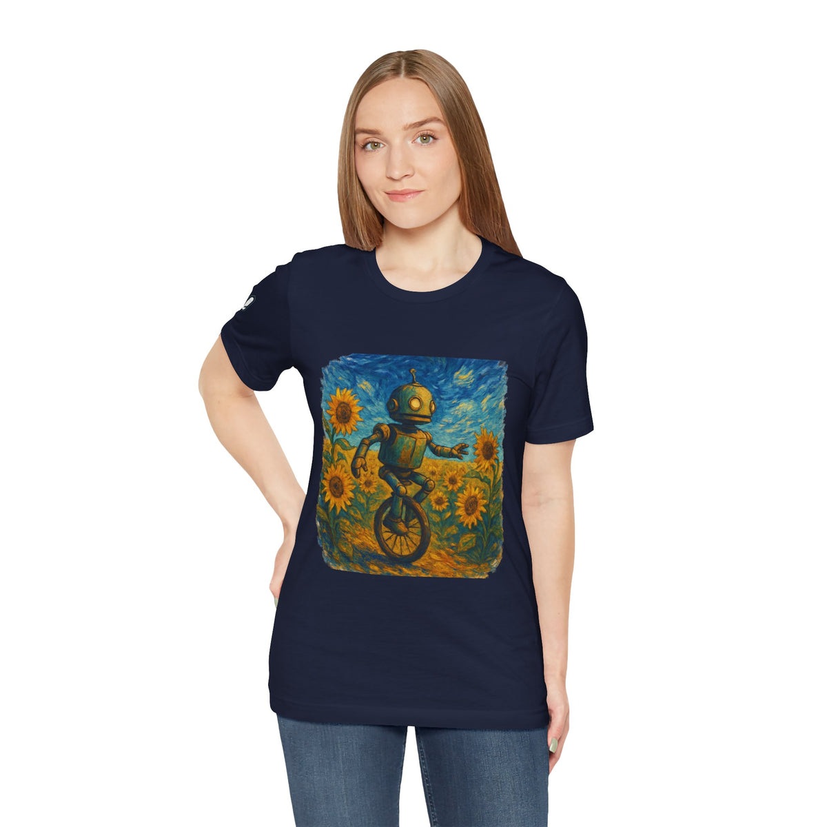 Robot Unicycle Tee
