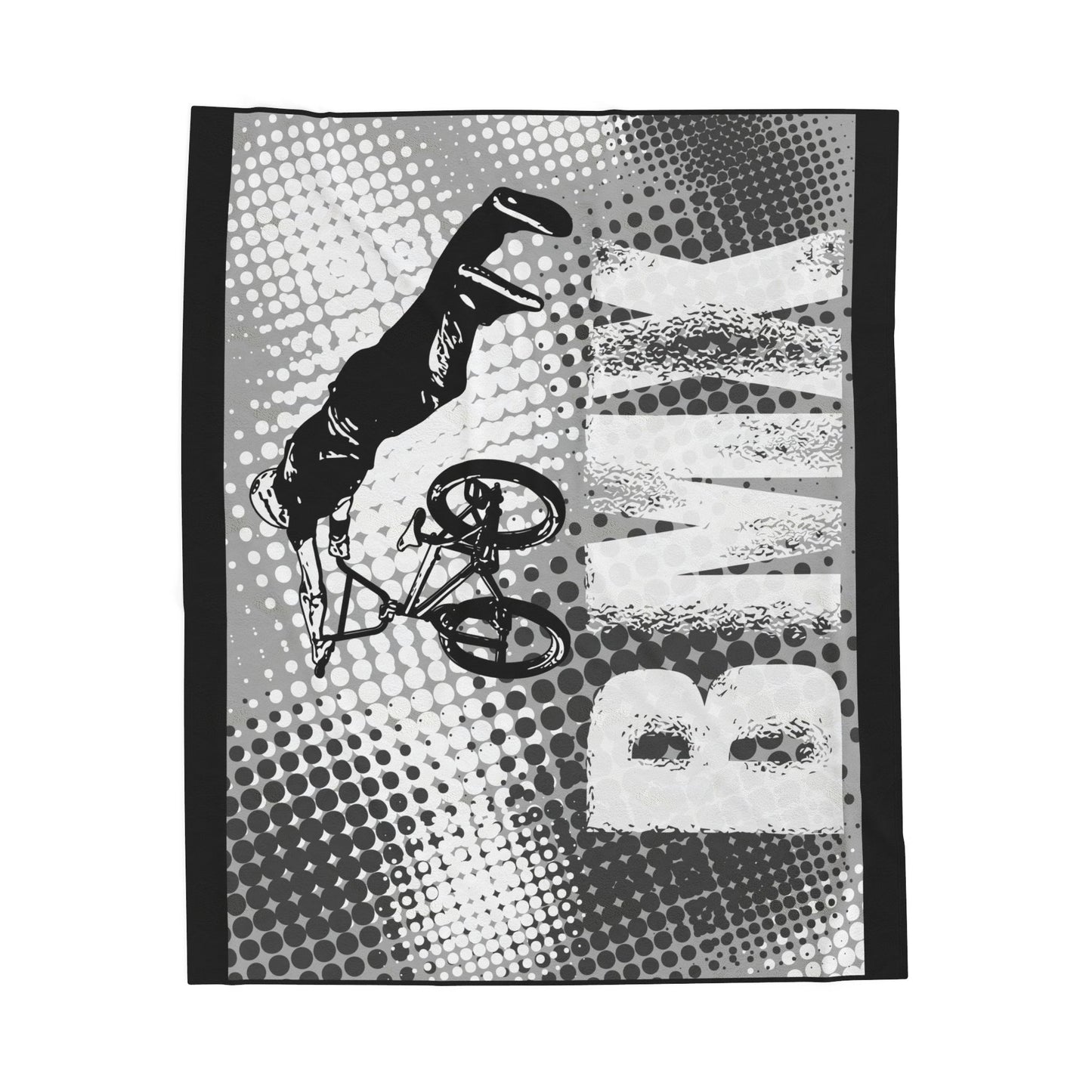 BMX Adventure Velveteen Plush Blanket