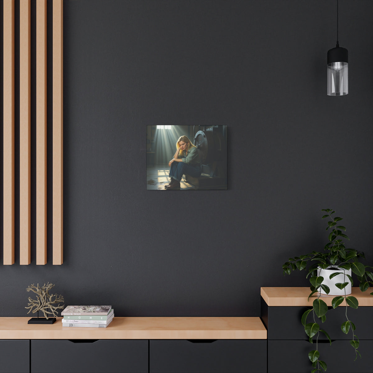 take a break motivation canvas picture