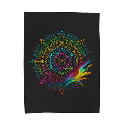 sacred geometry vibrant splash - Cozy Bohemian Decor