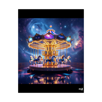 In the heavens we play , majestic carousel poster