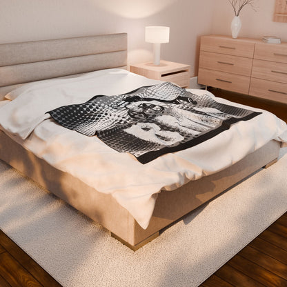 BMX Adventure Velveteen Plush Blanket