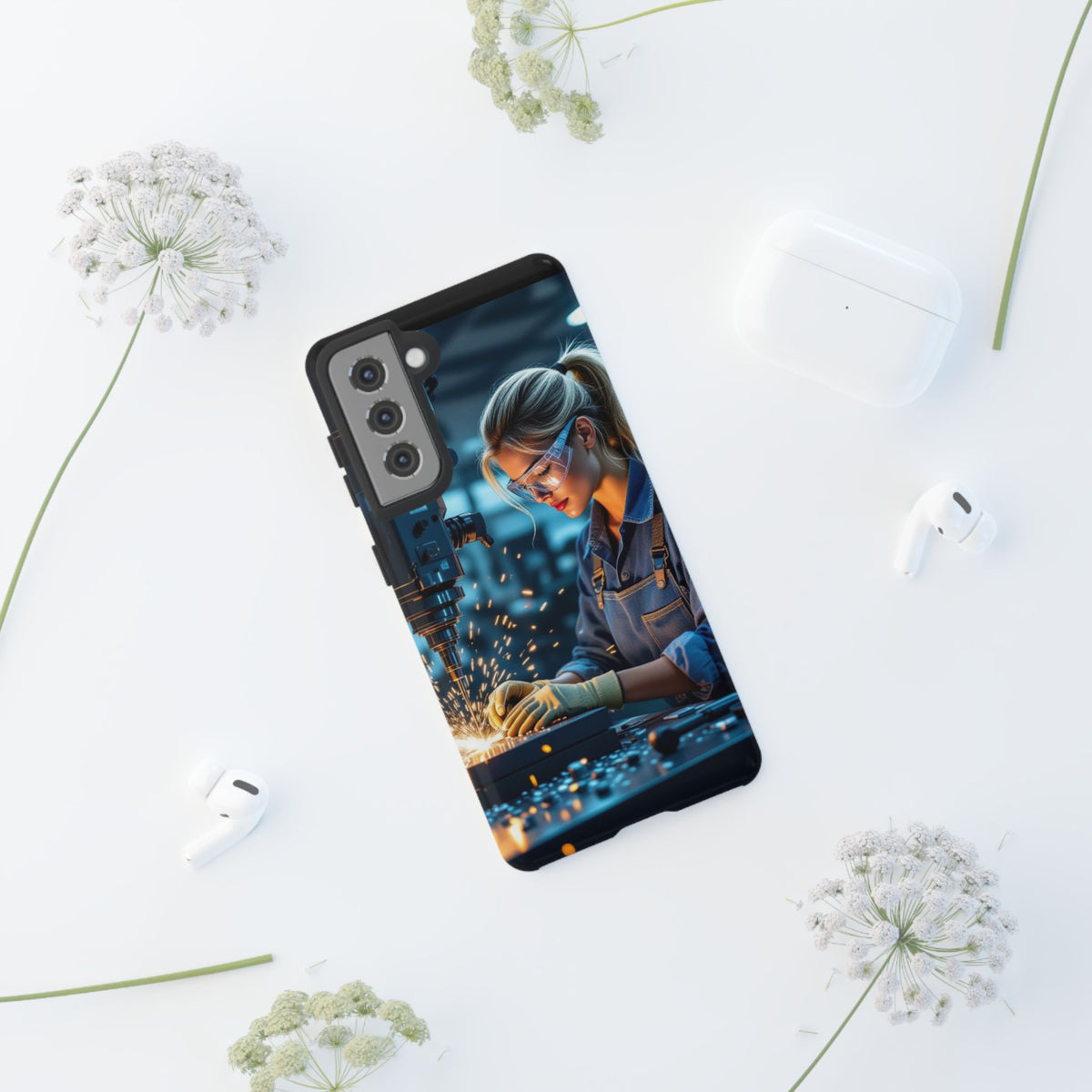 stay strong work environment cell phone case
