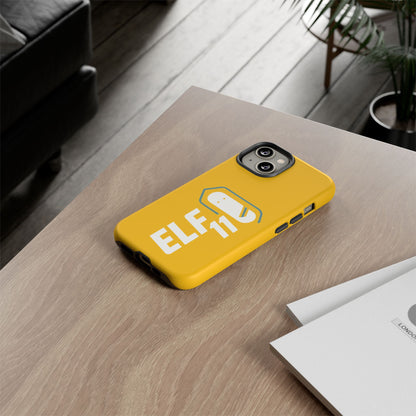 Yellow 'ELF11' Phone Case — Protective Slim Shockproof Cover