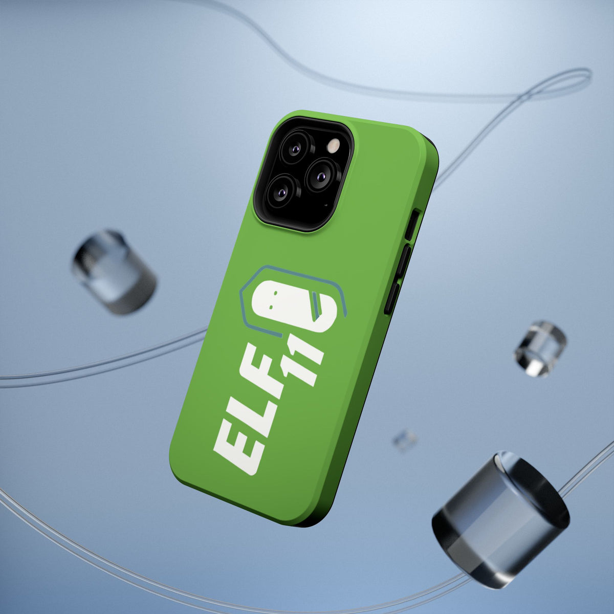 ELF11 Green Impact-Resistant Phone Case — Rugged Shockproof Protective Cover