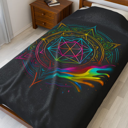 sacred geometry vibrant splash - Cozy Bohemian Decor