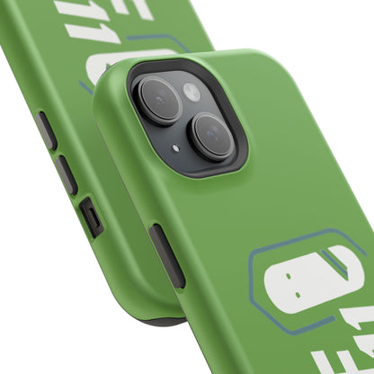 ELF11 Green Impact-Resistant Phone Case — Rugged Shockproof Protective Cover
