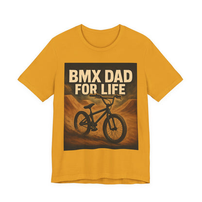 BMX Dad T-Shirt, Unisex Jersey Short Sleeve Tee, Gift for Cycling Enthusiasts, Father's Day, Dad Gear, Casual Wear