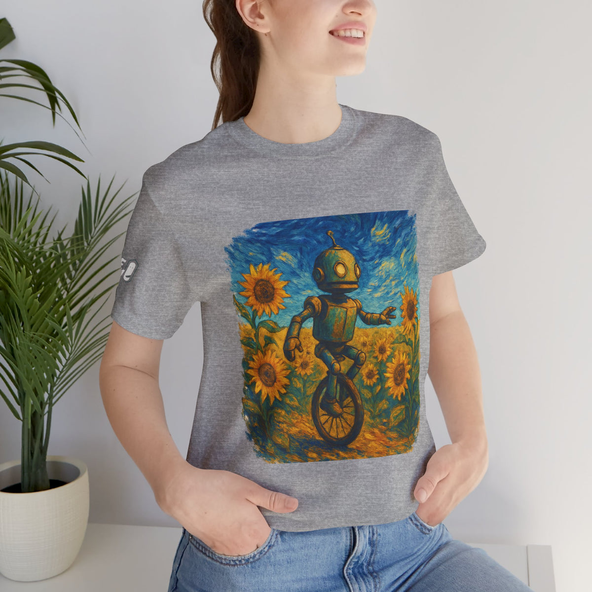 Robot Unicycle Tee