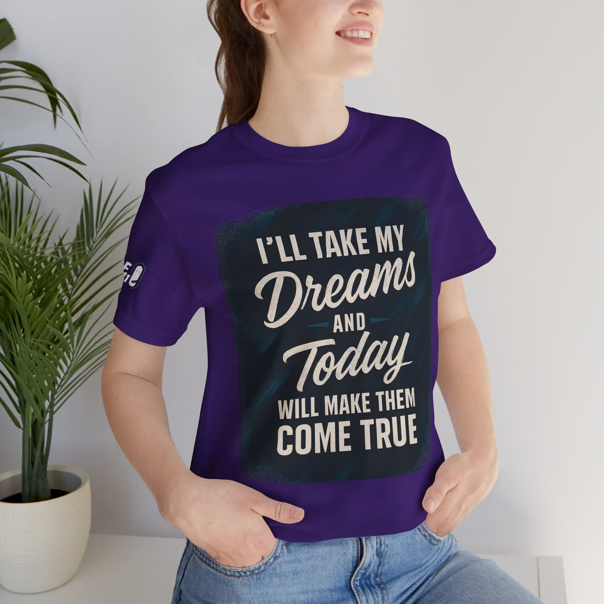motivation t shirt modern dreams come true