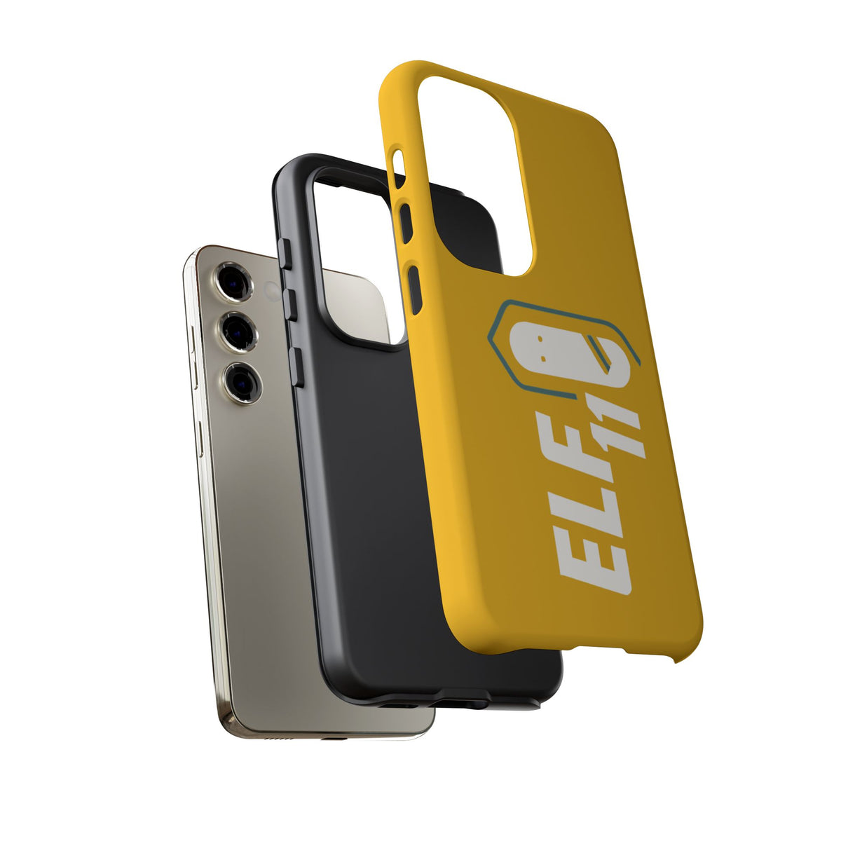 Yellow 'ELF11' Phone Case — Protective Slim Shockproof Cover