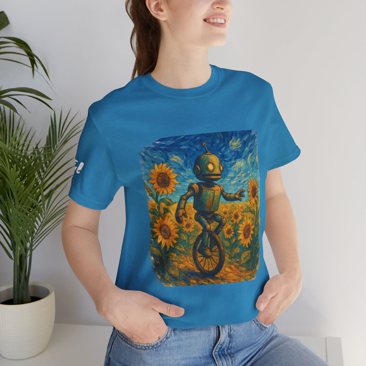Robot Unicycle Tee